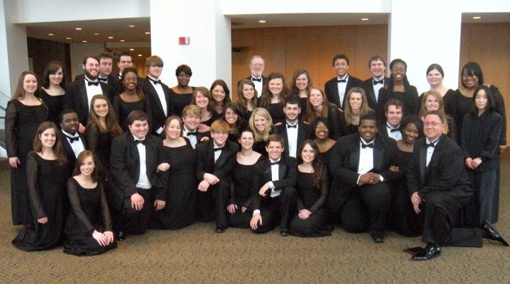 Chorale, Cannon Center lobby, 2010